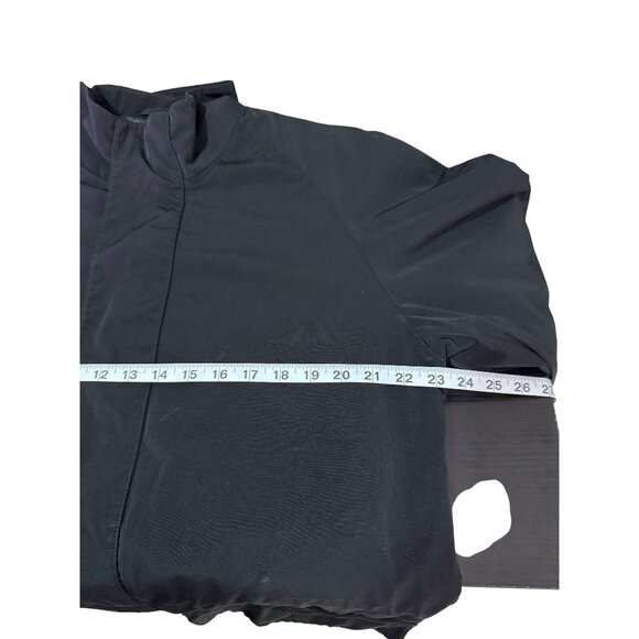 Axcess Men by Claiborne Black Quilted Lined Snap Button Zip Front Jacket Size M - Picture 6 of 7